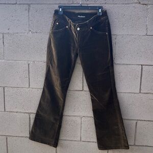 Hudson Jeans velvet fabric Women's Flare Pants